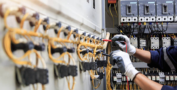 Professional Electrician technician working in Wolf Trap, VA